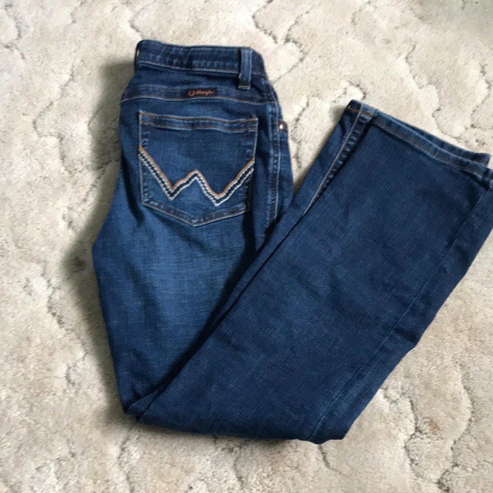 Womens wrangler boot cut riding jeans